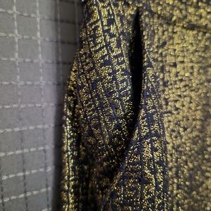 Glam Tucker Gold and Black Metallic Sz11 Skirt W/ Pockets